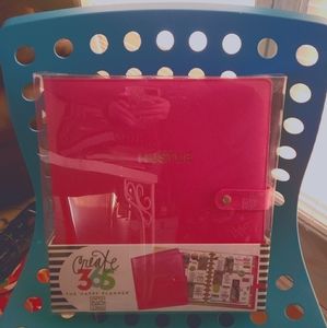 Pink Happy Planner BIG Deluxe Cover Pink HUSTLE